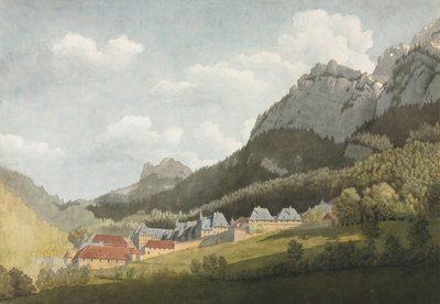 Paysage de la Grande Chartreuse - attributed to Jean Lubin Vauzelle