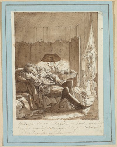 Le sommeil du Grand Condé - attributed to Kenkō Shōkei