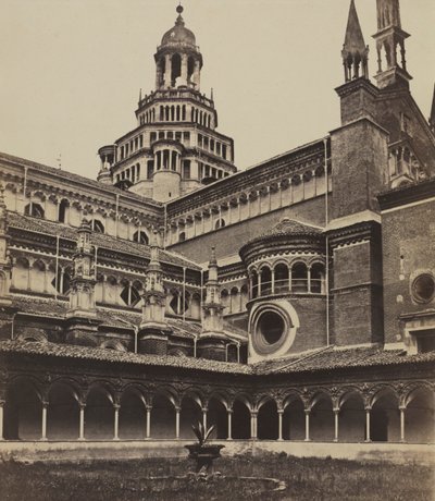 Le petit cloître du monastère de Pavie - attributed to Maurizio Lotze