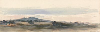 Bardon Hill, forêt de Charnwood, Leicestershire - attributed to Peter DeWint