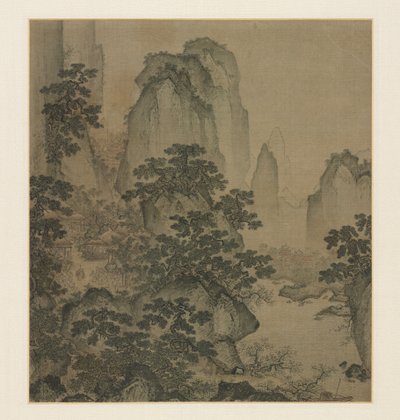 Le Havre du Printemps des fleurs de pêcher - attributed to Shi Rui