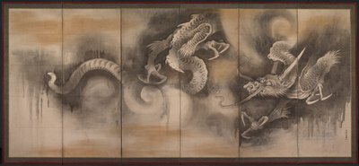 Dragon - attributed to Soga Nichokuan