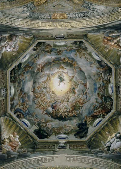 Assomption de la Vierge, du plafond du dôme, 1526-30 - Antonio da Correggio