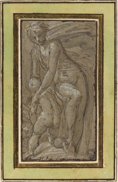 Nu avec Putto - called Bertoia Jacopo Zanguidi