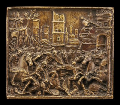 Combat à la porte - called Riccio Andrea Briosco