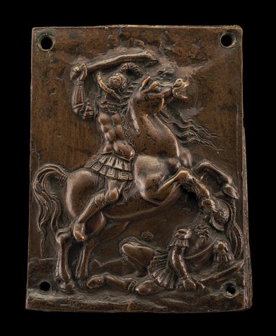 Cavalier et fantassin - called Riccio Andrea Briosco