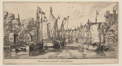 Le ferry Uytersche Schiet-Schuyten, extrait de Vues d