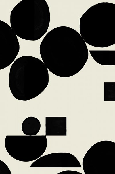 Formes abstraites noires - cartissi