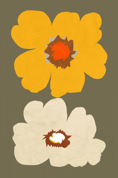 Fleurs abstraites - cartissi