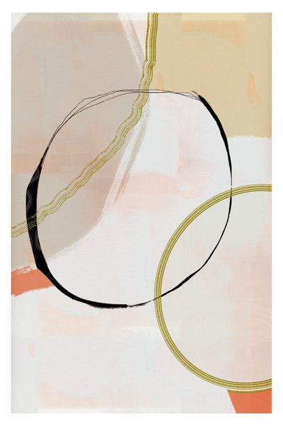 Cercles dorés abstraits - cartissi