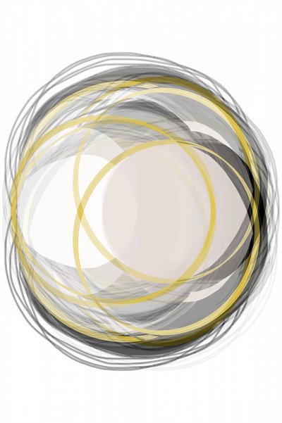 Cercle dorés abstraits - cartissi