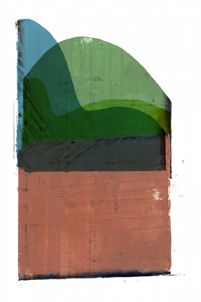 Paysage abstrait en couches - cartissi