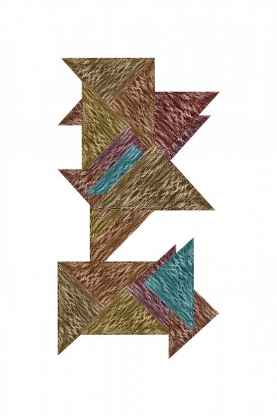 Puzzle abstrait texturé - cartissi