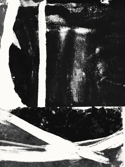Traits abstraits en noir et blanc - cartissi