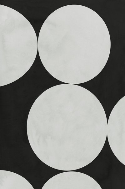 Cercles noirs et blancs en gras - cartissi