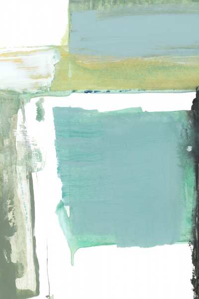 Vert bleu-turquoise apaisant - Abstrait - cartissi