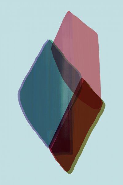 Superposition abstraite colorée - cartissi