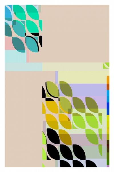 Formes abstraites colorées - cartissi