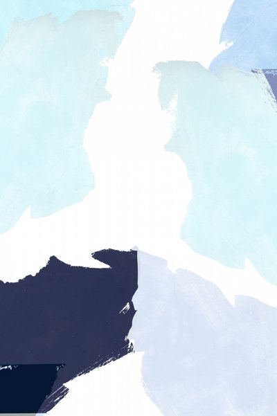Coulées de peinture bleu vif - cartissi