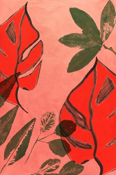 Feuilles de corail tropical - cartissi