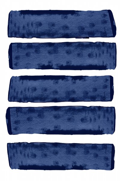 Coups de pinceau bleu foncé - cartissi