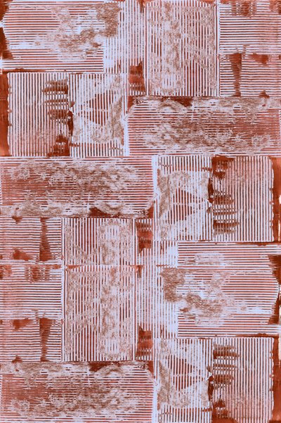 Patchwork géométrique vieilli - cartissi