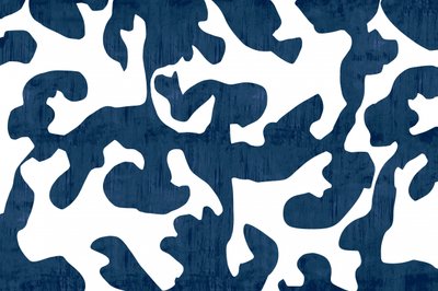 Motif indigo fluide - cartissi