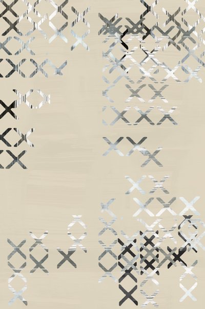 Motif géométrique en croix - cartissi