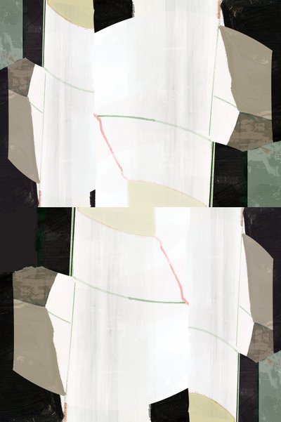 Abstrait géométrique en superposition - cartissi