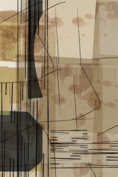 Abstrait neutre en superposition - cartissi
