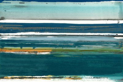 Paysage marin abstrait en couches - cartissi