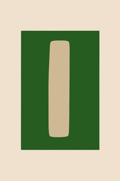Forme minimaliste verte - cartissi