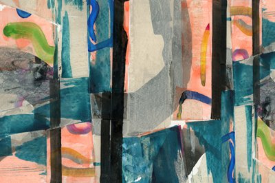Collage abstrait moderne - cartissi