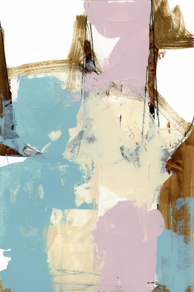 Abstrait moderne « Blush Gold » - cartissi
