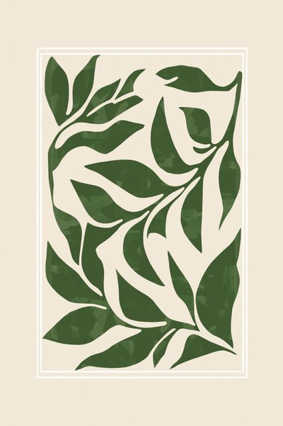 Feuilles botaniques modernes - cartissi