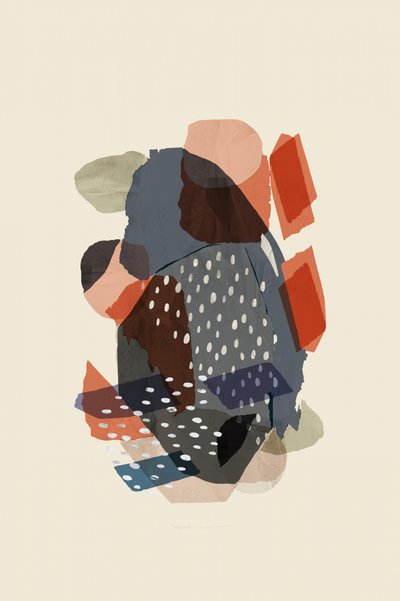 Collage moderne aux tons terreux - cartissi