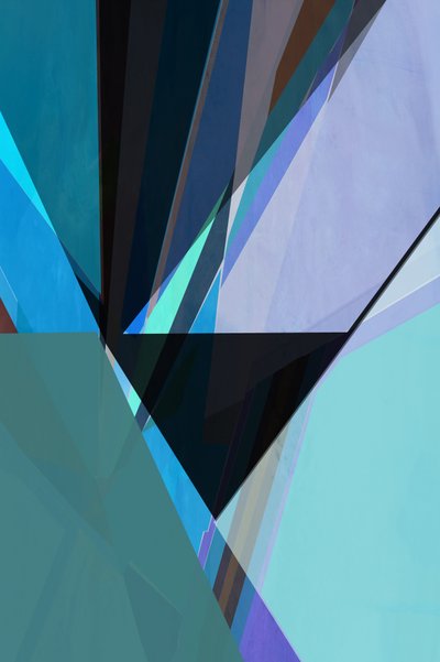 Géométrie moderne bleu sarcelle - cartissi
