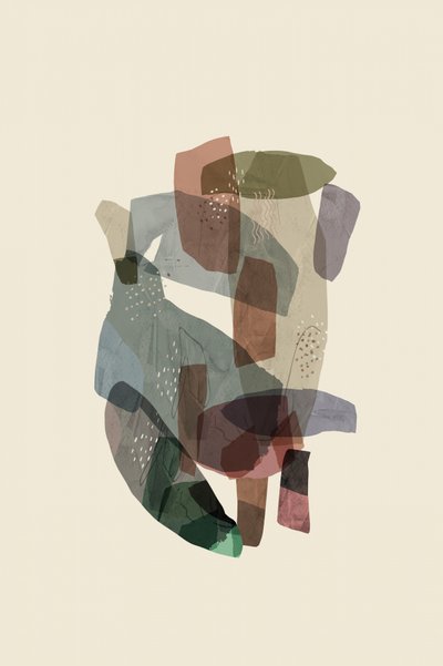 Formes abstraites aux tons discrets - cartissi