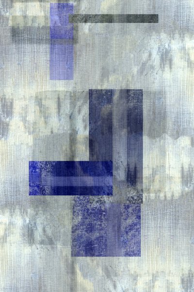 Géométrie bleu pâle - cartissi