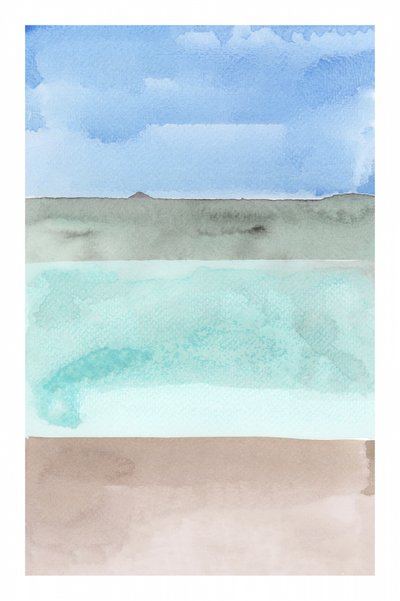Ciel serein, mer, sable - cartissi