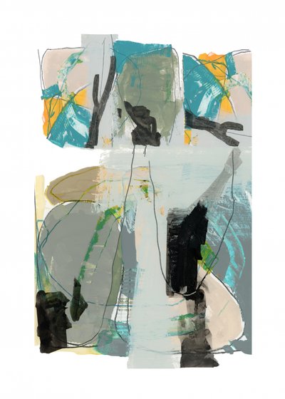 Paysage abstrait serein - cartissi