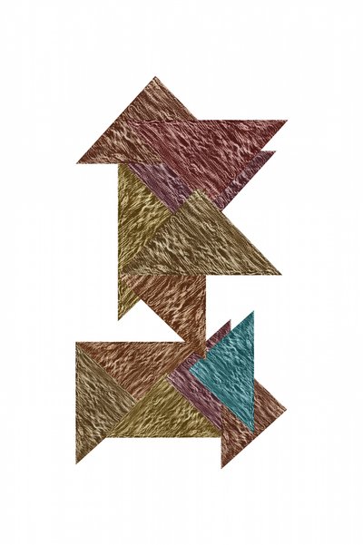 Flèches géométriques texturées - cartissi