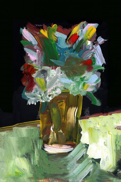 Nature morte florale éclatante - cartissi