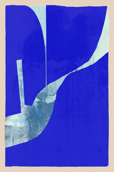 Abstraction bleu vif - cartissi