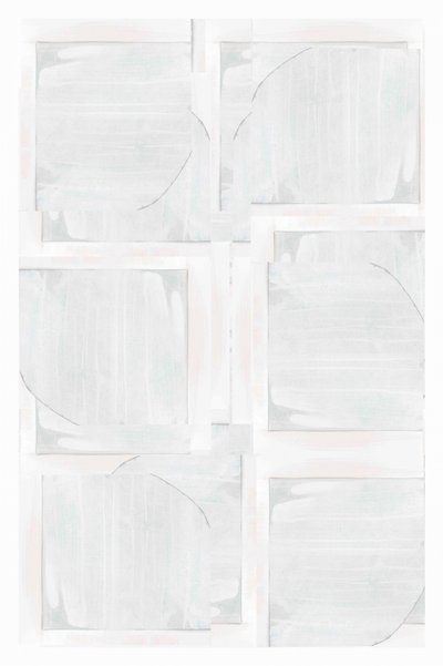 Abstrait géométrique blanc - cartissi