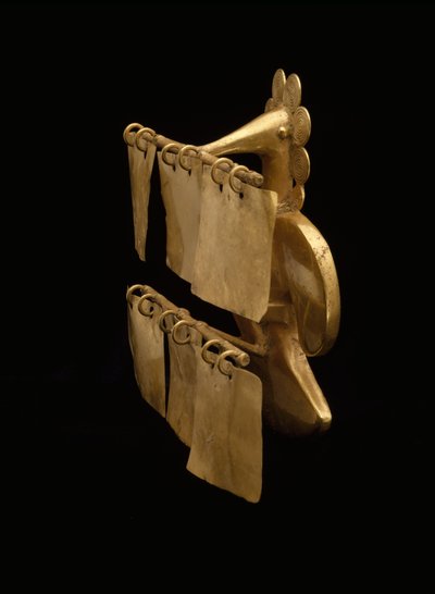 Pendentif de hocco avec pendeloques - civilization Quimbaya