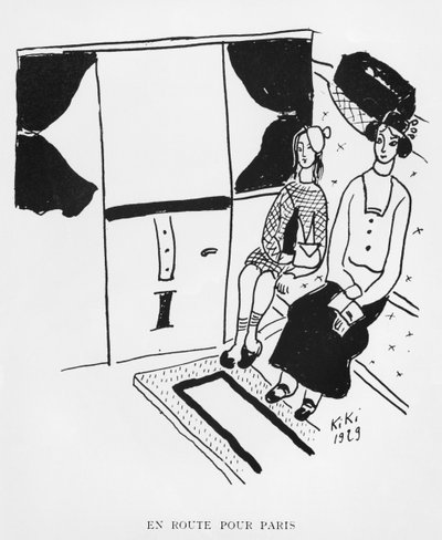 En route pour Paris, illustration de 