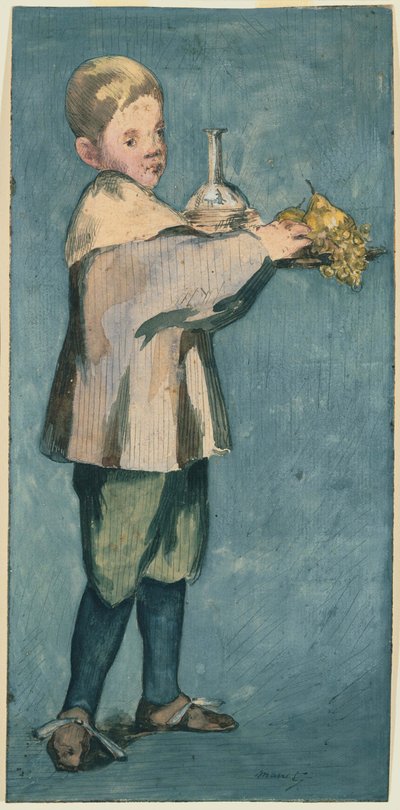 Garçon portant un plateau - Édouard Manet