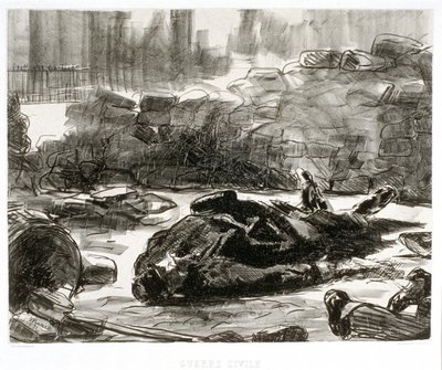 Guerre civile - Édouard Manet