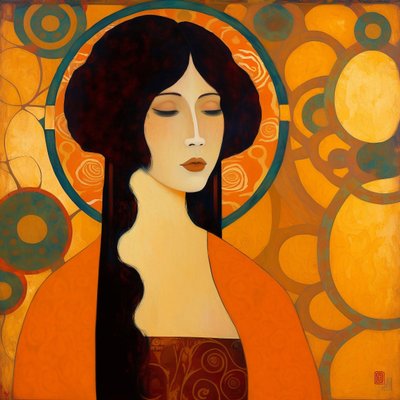 Portrait abstrait d